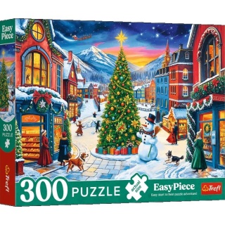 Puzzle 300 XMAS EasyPiece Świąteczne miasteczko !!, 300 elementów, Puzzle