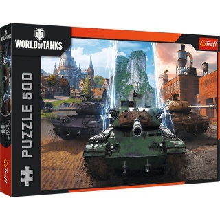 Puzzle 500 - World of Tanks: Czas na akcję !!, 500 elementów, Puzzle