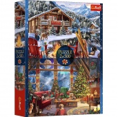 Puzzle 2x500 XMAS - Święta w górach !!, 500 elementów, Puzzle
