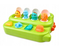 GRA MANIPULACYJNA - WYSKAKUJĄCE DINOZAURY E-EDU, Zabawki