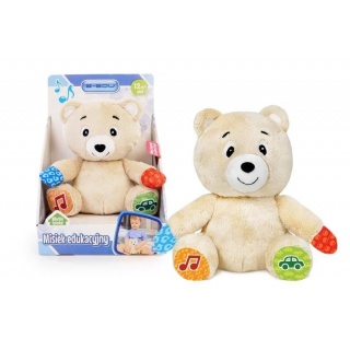 PLUSZOWY MIŚ INTERAKTYWNY E-EDU, Dla najmłodszych, Zabawki