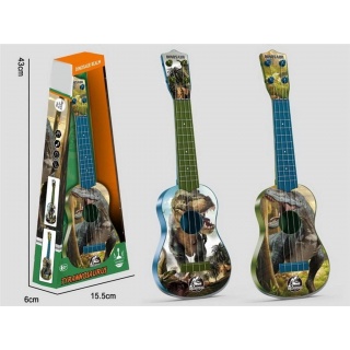 Gitara Dino 2 kol. 40x15x6cm 6433, Instrumenty muzyczne, Zabawki