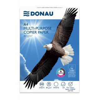 Papier ksero DONAU, A4, klasa C, 80gsm, 500 ark., Papier do kopiarek, Papier i etykiety