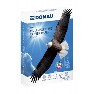 Papier ksero DONAU, A4, klasa C, 80gsm, 500 ark., Papier do kopiarek, Papier i etykiety
