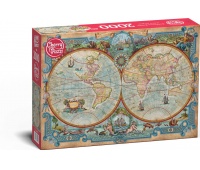 PUZZLE 2000 CHERRYPAZZI GREAT DISCOVER. WORLD MAP, 2000 elementów, Puzzle