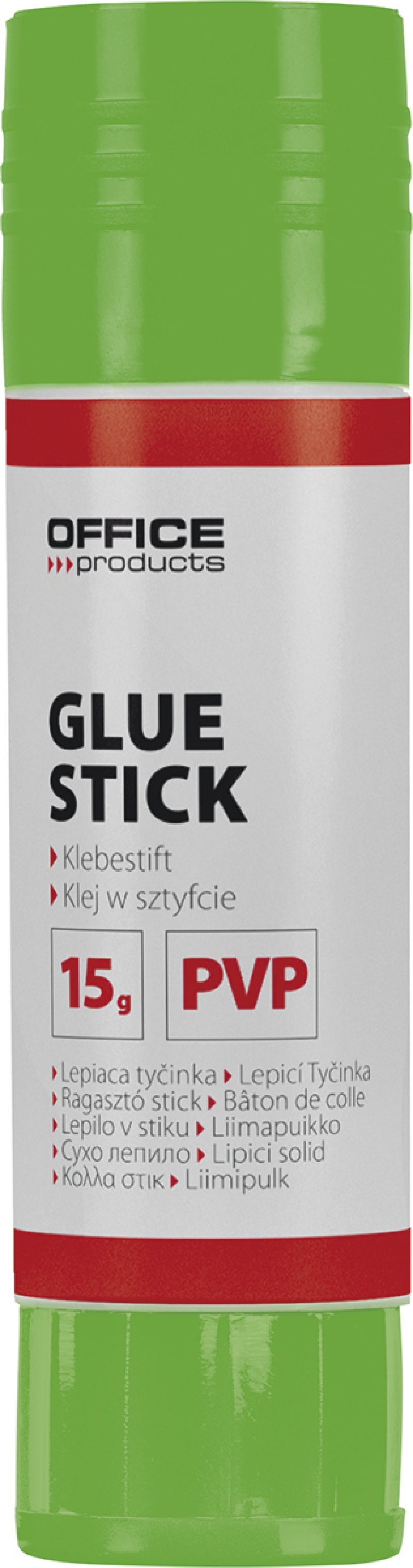 Klej w sztyfcie OFFICE PRODUCTS, PVP, 15g, Kleje, Drobne akcesoria biurowe
