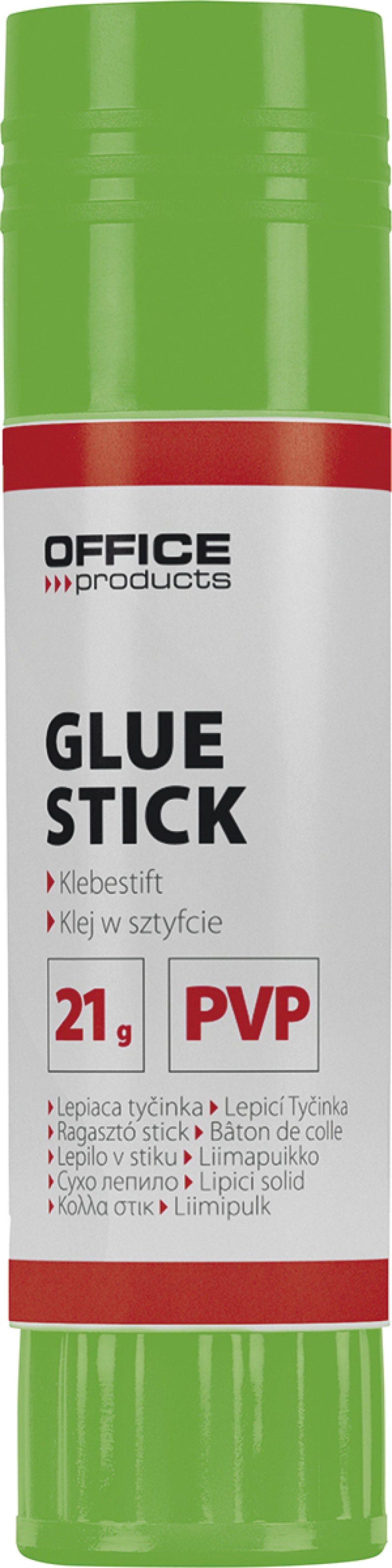Klej w sztyfcie OFFICE PRODUCTS, PVP, 21g, Kleje, Drobne akcesoria biurowe