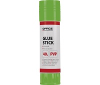 Klej w sztyfcie OFFICE PRODUCTS, PVP, 40g, Kleje, Drobne akcesoria biurowe