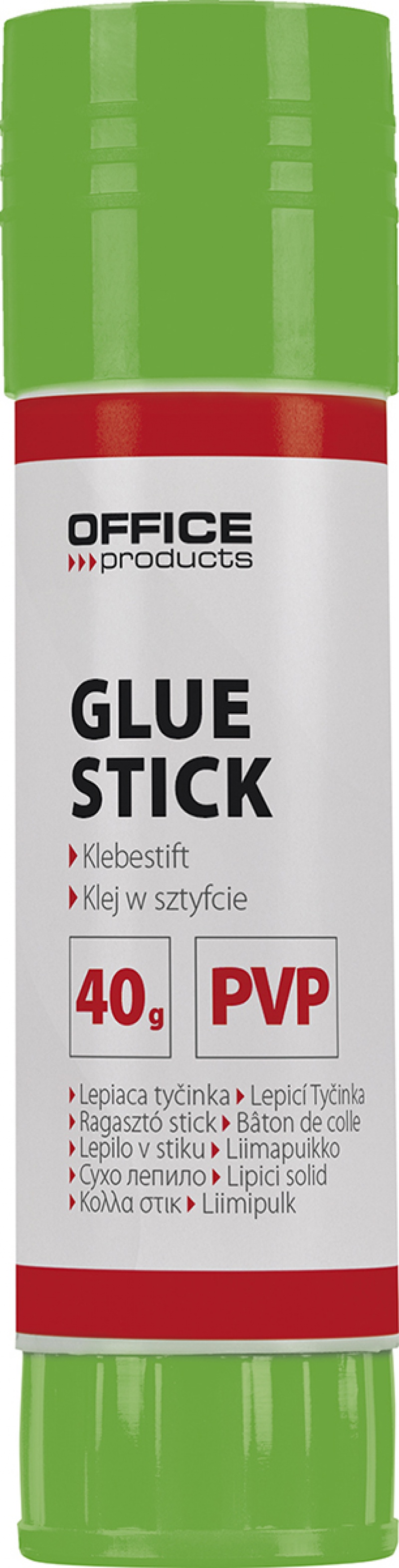 Klej w sztyfcie OFFICE PRODUCTS, PVP, 40g, Kleje, Drobne akcesoria biurowe