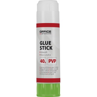Klej w sztyfcie OFFICE PRODUCTS, PVP, 40g, Kleje, Drobne akcesoria biurowe