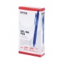 Automatic gel pen OFFICE PRODUCTS, 0.25mm line thickness, 1200m line length, blue, Gel Pens, Writing and correction products