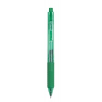 Długopis automatyczny żelowy OFFICE PRODUCTS,  gr. linii 0,25mm, dł. linii 1200m, zielony, Żelopisy, Artykuły do pisania i korygowania