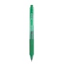 Długopis automatyczny żelowy OFFICE PRODUCTS,  gr. linii 0,25mm, dł. linii 1200m, zielony, Żelopisy, Artykuły do pisania i korygowania