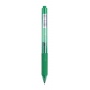 Długopis automatyczny żelowy OFFICE PRODUCTS,  gr. linii 0,25mm, dł. linii 1200m, zielony, Żelopisy, Artykuły do pisania i korygowania