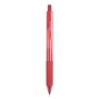 Automatic gel pen OFFICE PRODUCTS, 0.25mm line thickness, 1200m line length, red, Gel Pens, Writing and correction products
