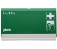 Patch dispenser PLUM QuickFix, empty, wall mountable, green, First Aid Kits, Personal protection