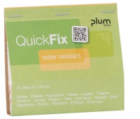 Plastry wodoodporne opatrunkowe PLUM QuickFix, wkład, 45 szt., Apteczki, Ochrona indywidualna