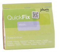 Plastry z elastycznego materiału PLUM QuickFix, wkład, 45 szt., Apteczki, Ochrona indywidualna
