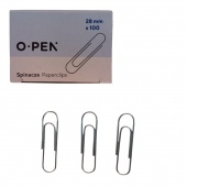 SPINACZE 28mm 100szt (500), Spinacze, Galanteria biurowa