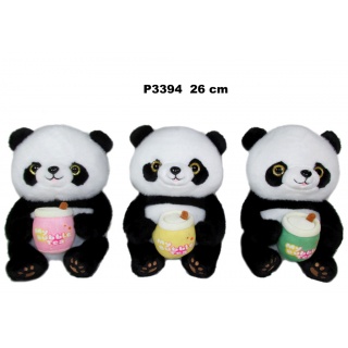 PANDA 3 ASST 26 CM P3394 172334, Maskotki, Zabawki