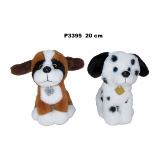 PIES 2 ASST 20 CM P3395 172532, Maskotki, Zabawki
