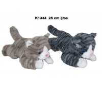 KOT LEŻĄCY 2 KOL GŁOS 25 CM K1334 171603