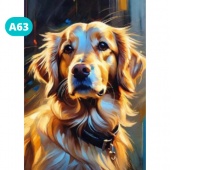 DIAMENTOWA MOZAIKA PIES GOLDEN RETRIEVER