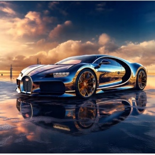 DIAMENTOWA MOZAIKA AUTO BUGATTI, Zestawy kreatywne, Art. kreatywne