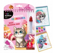 MAGICZNA WIELOR.KOLOROWANKA WODNA P KIDEA KOTKI, Kolorowanki, Książeczki