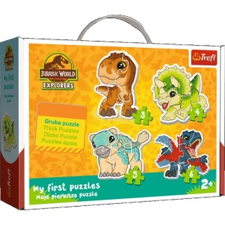 "Baby Classic - Urocze dinozaury !!, Dla malucha, Puzzle