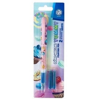Pióro wieczne ASTRA PASTEL LINE + 2 NABOJE, Pióra wieczne, Art. do pisania i korygowania