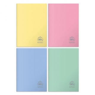 ZESZYT A5 60K.LINIA ECO PP PASTEL COLORS, Zeszyty, Zeszyty i bloki