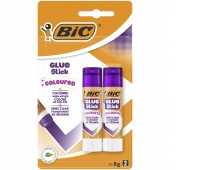 KLEJ KOLOROWY COLORED 8gr.BLISTER 2szt., Kleje, Galanteria biurowa