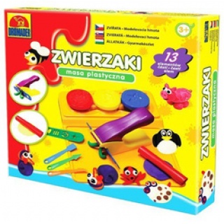 MASA PLASTYCZNA - ZWIERZAKI 8631, Kreatywne, Zabawki