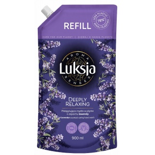 LUKSJA MYDŁO W PŁ.900ML.AROMA SENSES LAWENDA ZAPAS, Mydła i dozowniki, Art. higieniczne i dozowniki