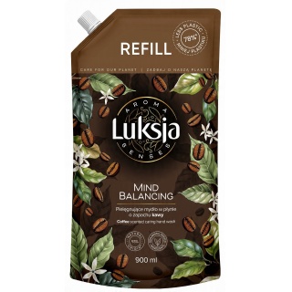 LUKSJA MYDŁO W PŁ.900ML.AROMA SENSES KAWA ZAPAS, Mydła i dozowniki, Art. higieniczne i dozowniki