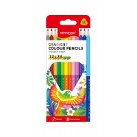 Pencil crayons KEYROAD, gradient, 12 pcs, color mix