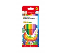 Pencil crayons KEYROAD, gradient, 12 pcs, color mix