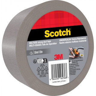 Taśma naprawcza SCOTCH, 50mm, 50m, 1 rolka, srebrna, Taśmy specjalne, Drobne akcesoria biurowe