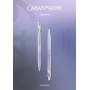 Pen set 849 and pencil 844 Caran d’Ache Blue Lagoon, in case, lilac-grey