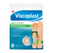 Plastry VISCOPLAST Ultra Stretch, elastyczne, 2 rozmiary, 8 szt., kopertka, Plastry, apteczki, Artykuły higieniczne i dozowniki