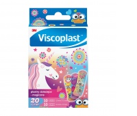 Plastry dziecięce VISCOPLAST Magiczne, 2 rozmiary, 20 szt., pudełko, Plastry, apteczki, Artykuły higieniczne i dozowniki