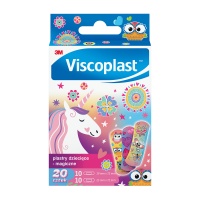 Children's plasters VISCOPLAST Magical, 2 sizes, 20 pcs, box