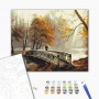 Malowanie po numerach BRUSHME, 40x50 cm, jesienna mgła, 1 szt., w pudełku, Produkty kreatywne, Artykuły szkolne