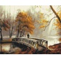 Malowanie po numerach BRUSHME, 40x50 cm, jesienna mgła, 1 szt., w pudełku, Produkty kreatywne, Artykuły szkolne