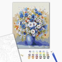 Malowanie po numerach BRUSHME, 40x50 cm, bukiet polnych kwiatów, 1 szt., w pudełku, Produkty kreatywne, Artykuły szkolne