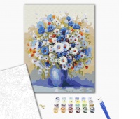 Paint by numbers BRUSHME, 40x50 cm, bouquet of wildflowers, 1 pc, in a box