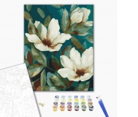 Paint by numbers BRUSHME, 40x50 cm, delicacy of flowers, 1 pc, in a box