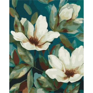 Malowanie po numerach BRUSHME, 40x50 cm, delikatność kwiatów, 1 szt., w pudełku, Produkty kreatywne, Artykuły szkolne