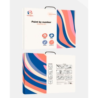 Malowanie po numerach BRUSHME, 40x50 cm, delikatność kwiatów, 1 szt., w pudełku, Produkty kreatywne, Artykuły szkolne